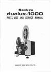 Sankyo Dualux 1000 manual. Camera Instructions.